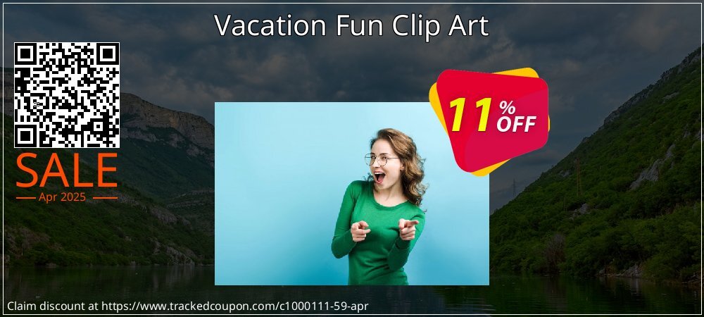 Vacation Fun Clip Art coupon on National Smile Day discount