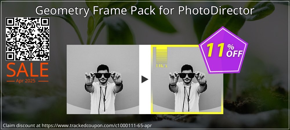 Geometry Frame Pack for PhotoDirector coupon on Mother's Day sales