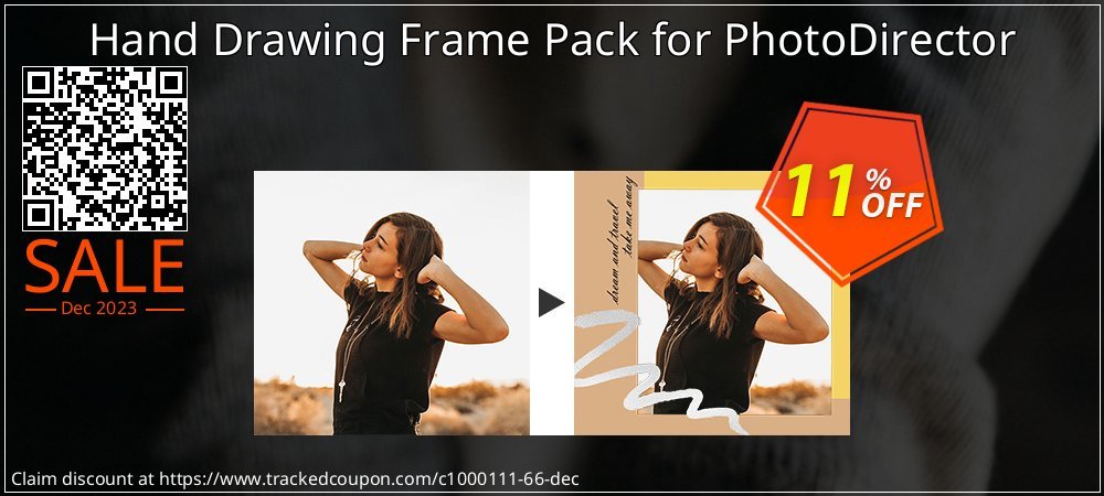 Hand Drawing Frame Pack for PhotoDirector coupon on World Whisky Day deals
