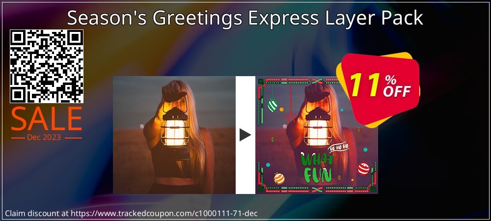 Season's Greetings Express Layer Pack coupon on World Party Day offering sales