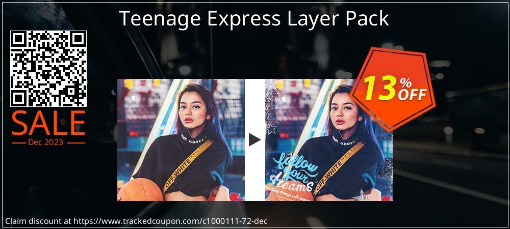 Teenage Express Layer Pack coupon on April Fools' Day super sale