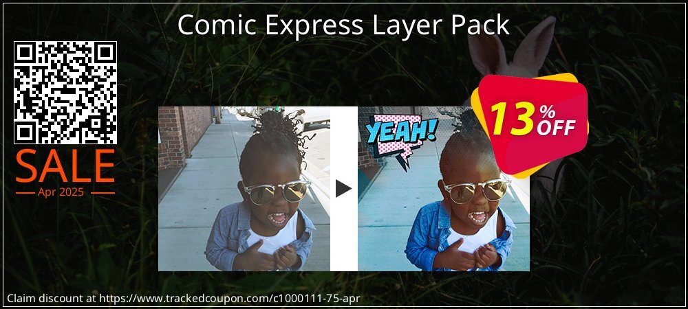 Comic Express Layer Pack coupon on National Walking Day sales