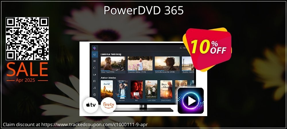 PowerDVD 365 coupon on National Smile Day discounts