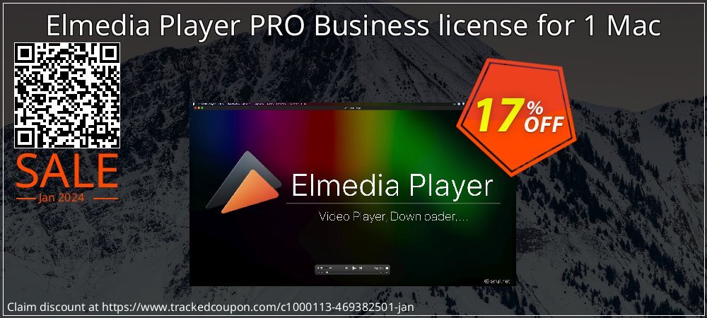 Elmedia Player PRO Business license for 1 Mac coupon on Christmas Card Day sales