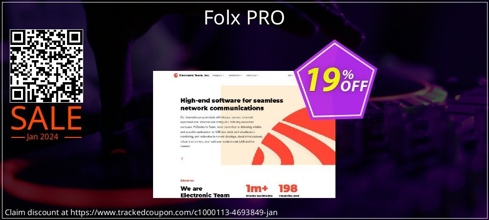 Folx PRO coupon on New Year's Weekend discount