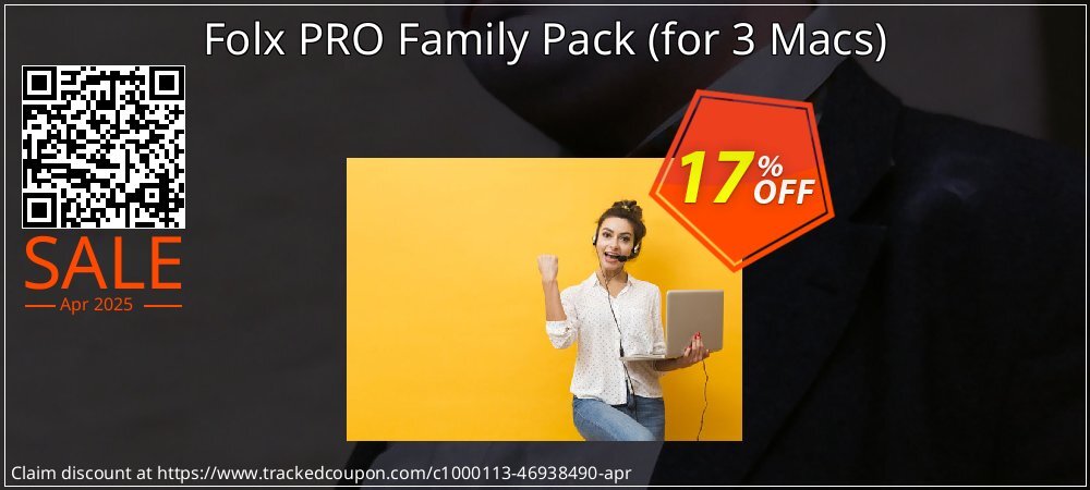 Folx PRO Family Pack - for 3 Macs  coupon on National Walking Day super sale