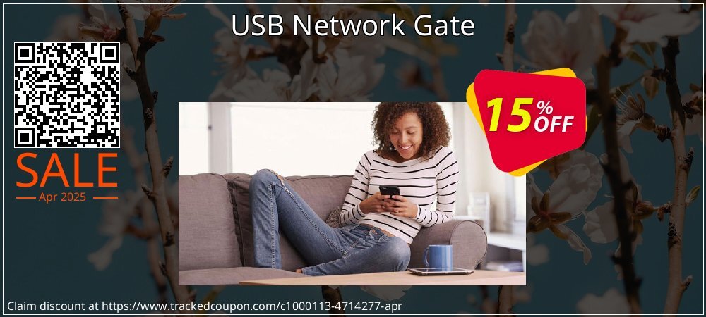 USB Network Gate coupon on April Fools' Day offering discount