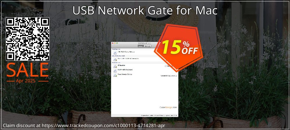 USB Network Gate for Mac coupon on World Party Day promotions