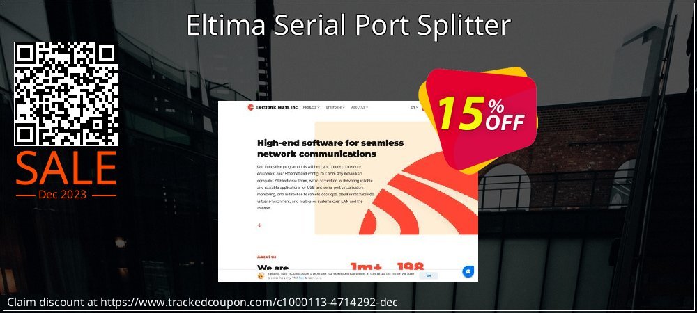 Eltima Serial Port Splitter coupon on April Fools' Day deals