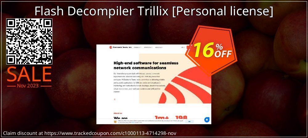 Flash Decompiler Trillix  - Personal license  coupon on Easter Day discounts