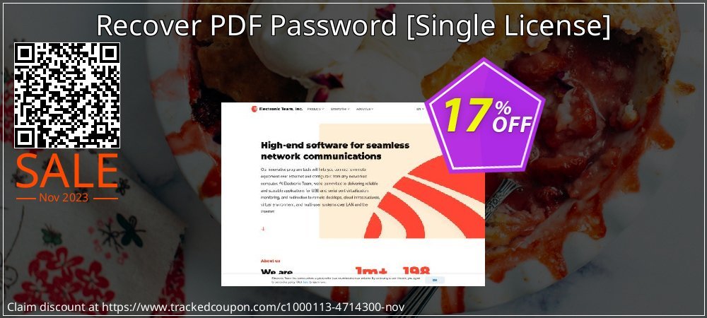 Recover PDF Password  - Single License  coupon on National Walking Day sales
