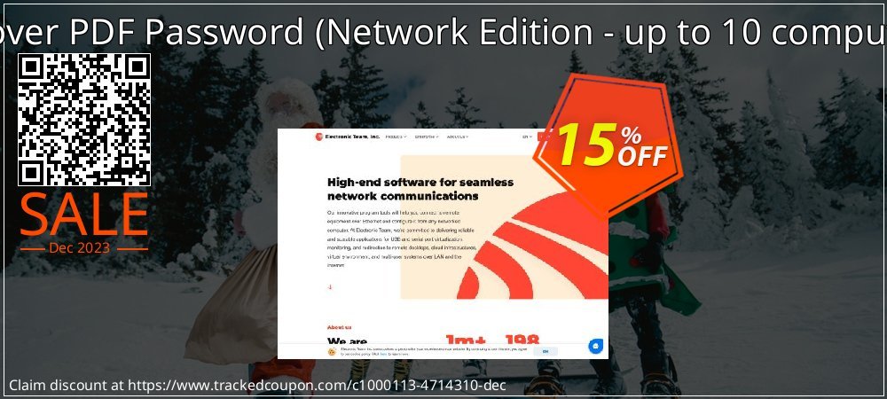 Recover PDF Password - Network Edition - up to 10 computers  coupon on World Backup Day sales