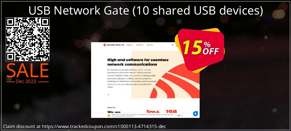 USB Network Gate - 10 shared USB devices  coupon on National Walking Day super sale