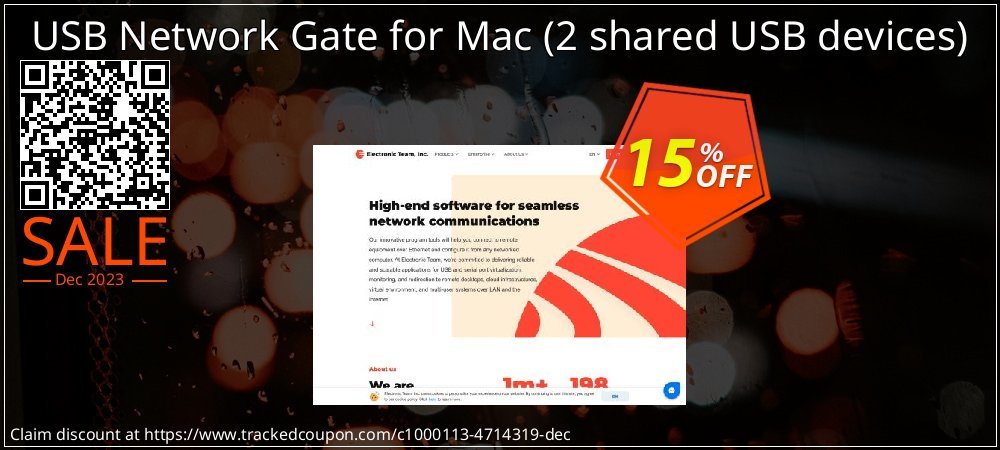USB Network Gate for Mac - 2 shared USB devices  coupon on Tell a Lie Day deals