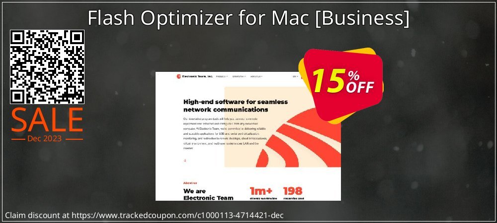 Flash Optimizer for Mac  - Business  coupon on World Party Day offering discount