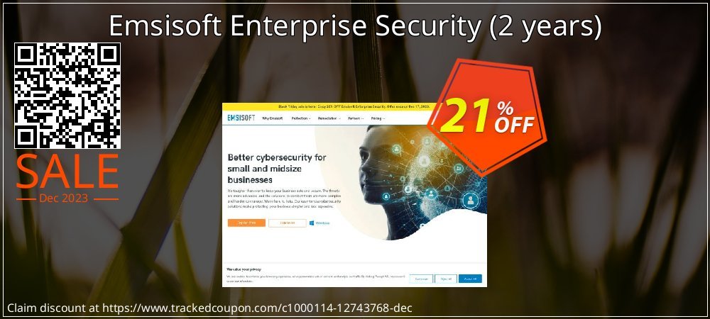 Emsisoft Enterprise Security - 2 years  coupon on Virtual Vacation Day deals