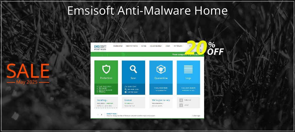 Emsisoft Anti-Malware Home coupon on Easter Day sales