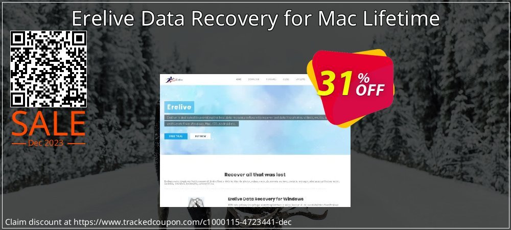 Erelive Data Recovery for Mac Lifetime coupon on World Party Day promotions