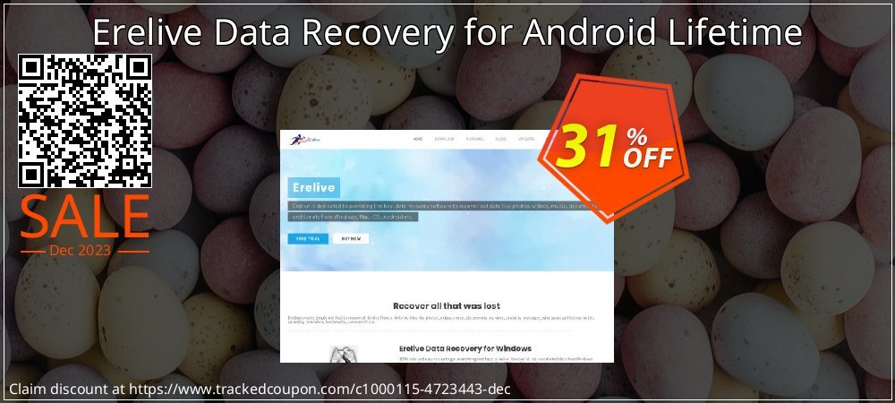 Erelive Data Recovery for Android Lifetime coupon on Virtual Vacation Day sales