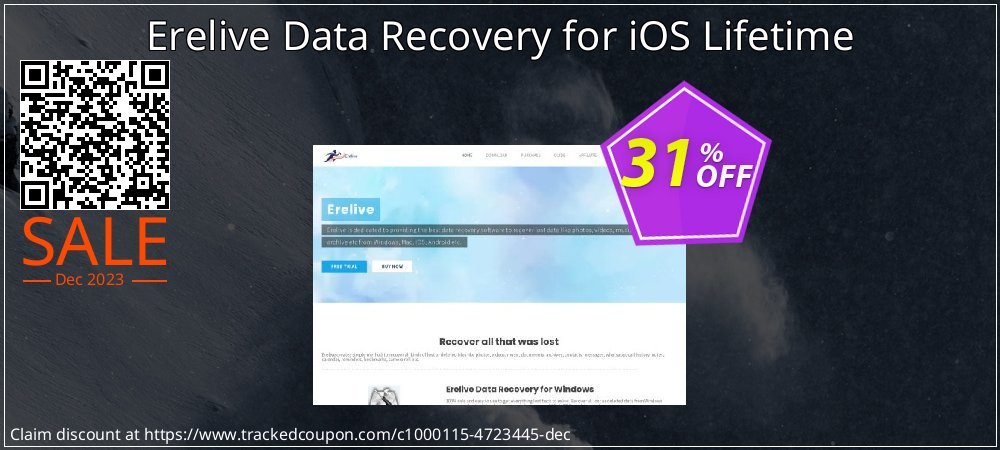 Erelive Data Recovery for iOS Lifetime coupon on Mother's Day offering discount