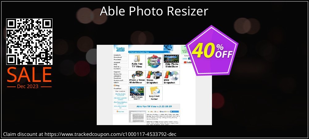 Able Photo Resizer coupon on Working Day deals