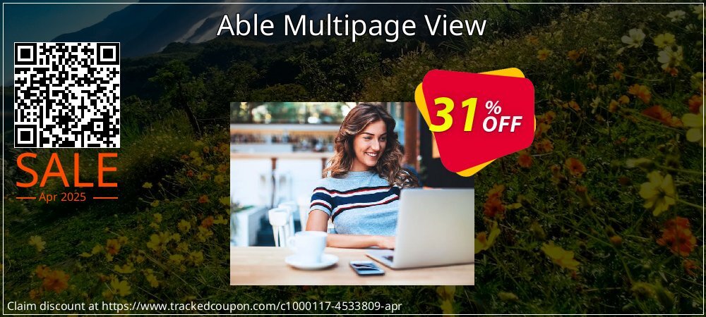 Able Multipage View coupon on National Smile Day sales