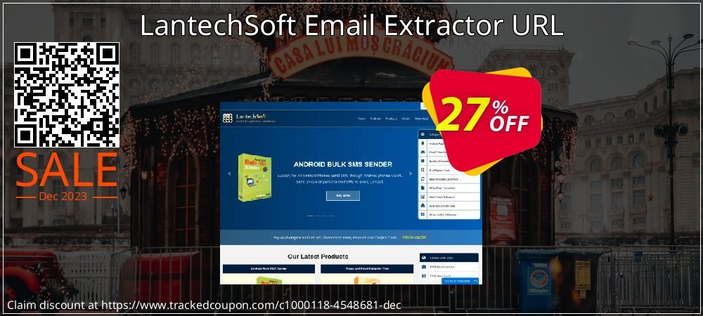 LantechSoft Email Extractor URL coupon on World Party Day offering discount