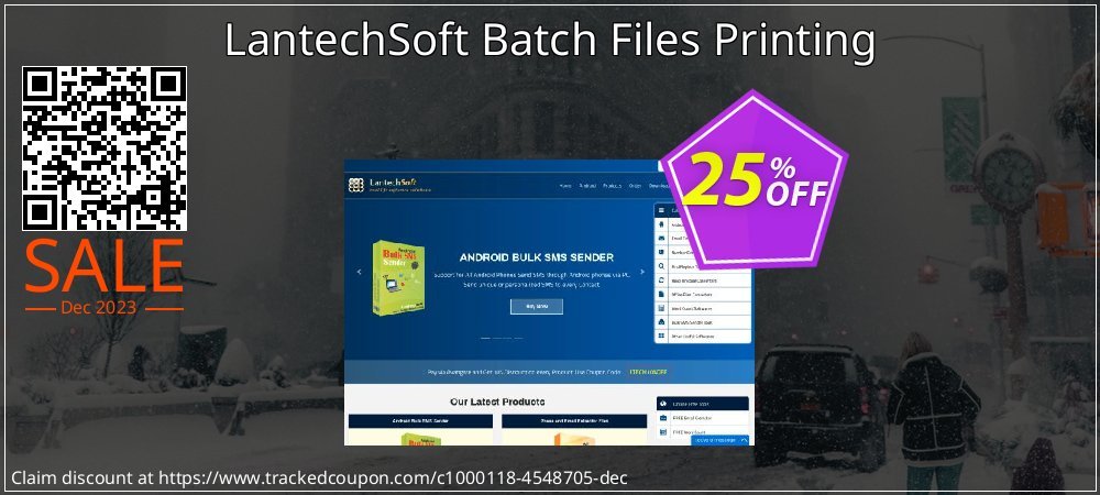 LantechSoft Batch Files Printing coupon on World Backup Day sales