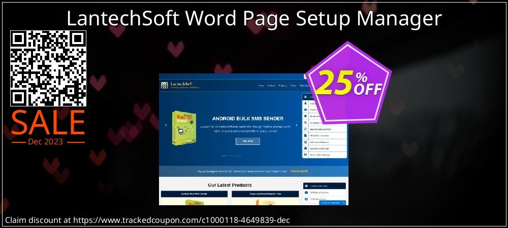 LantechSoft Word Page Setup Manager coupon on World Password Day discount