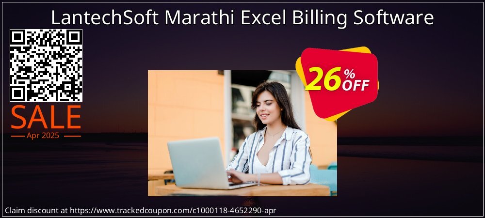 LantechSoft Marathi Excel Billing Software coupon on National Walking Day offering sales