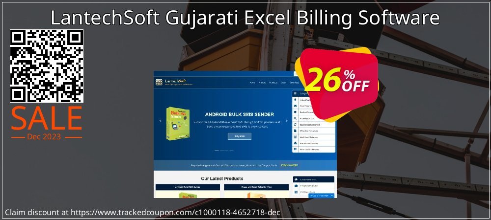 LantechSoft Gujarati Excel Billing Software coupon on Easter Day deals