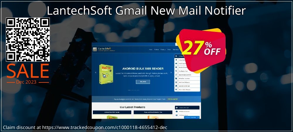 LantechSoft Gmail New Mail Notifier coupon on April Fools' Day offering discount