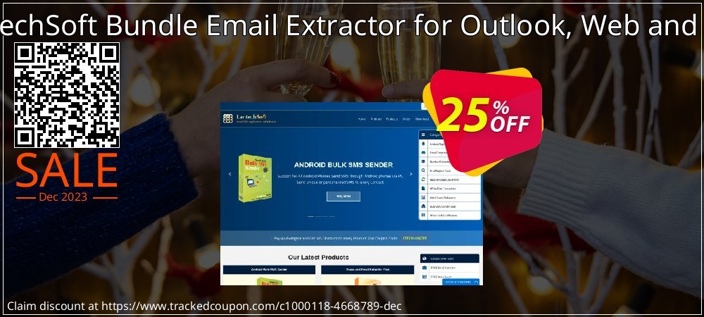 LantechSoft Bundle Email Extractor for Outlook, Web and Files coupon on National Smile Day promotions