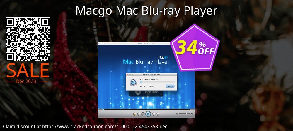Macgo Mac Blu-ray Player coupon on Constitution Memorial Day offering sales