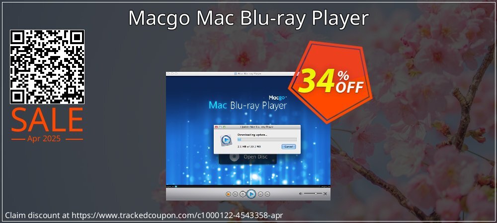 Macgo Mac Blu-ray Player coupon on Easter Day offering discount