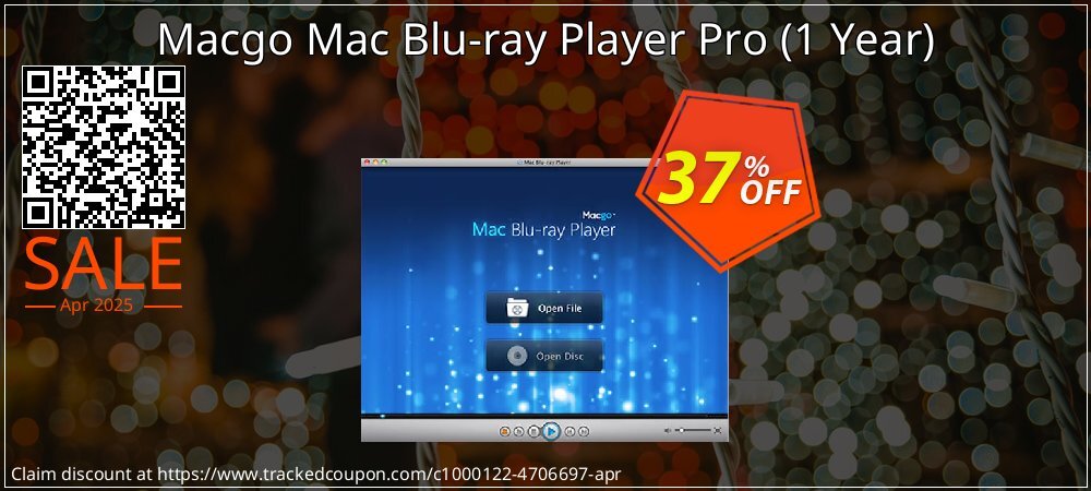 Macgo Mac Blu-ray Player Pro - 1 Year  coupon on Working Day discount