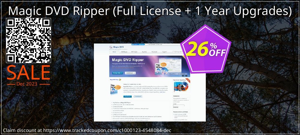 Magic DVD Ripper - Full License + 1 Year Upgrades  coupon on Tell a Lie Day super sale