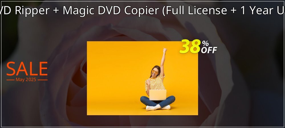 Magic DVD Ripper + Magic DVD Copier - Full License + 1 Year Upgrades  coupon on World Party Day offering discount