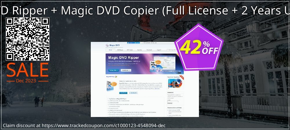 Magic DVD Ripper + Magic DVD Copier - Full License + 2 Years Upgrades  coupon on April Fools' Day super sale