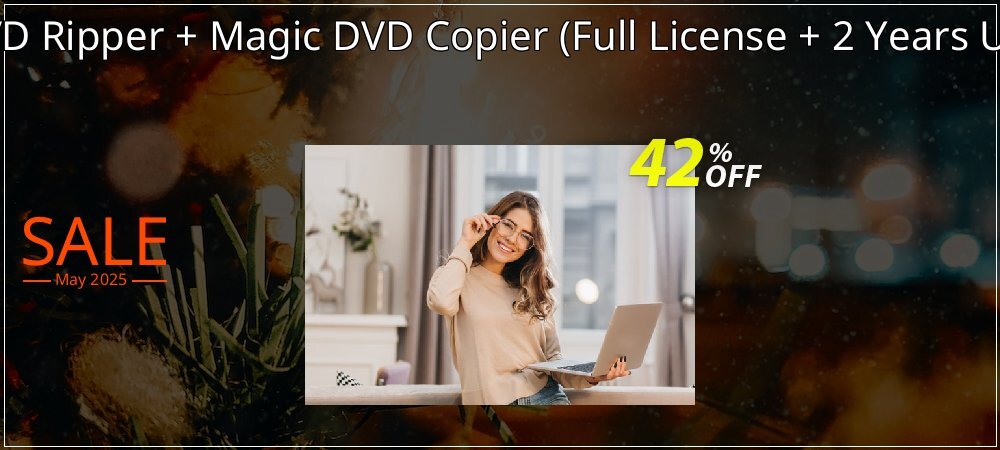 Magic DVD Ripper + Magic DVD Copier - Full License + 2 Years Upgrades  coupon on National Smile Day promotions