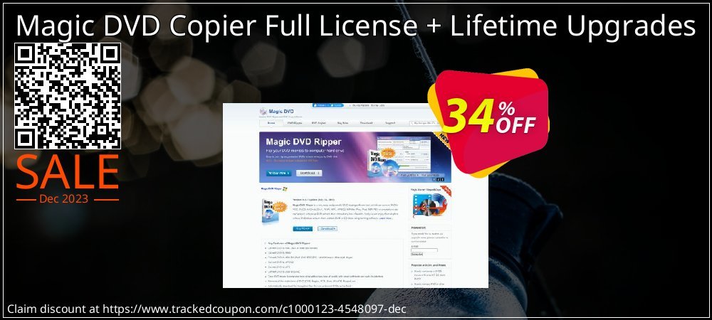 Magic DVD Copier Full License + Lifetime Upgrades coupon on April Fools' Day deals