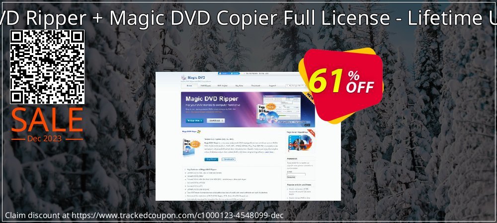 Magic DVD Ripper + Magic DVD Copier Full License - Lifetime Upgrades coupon on Tell a Lie Day discount