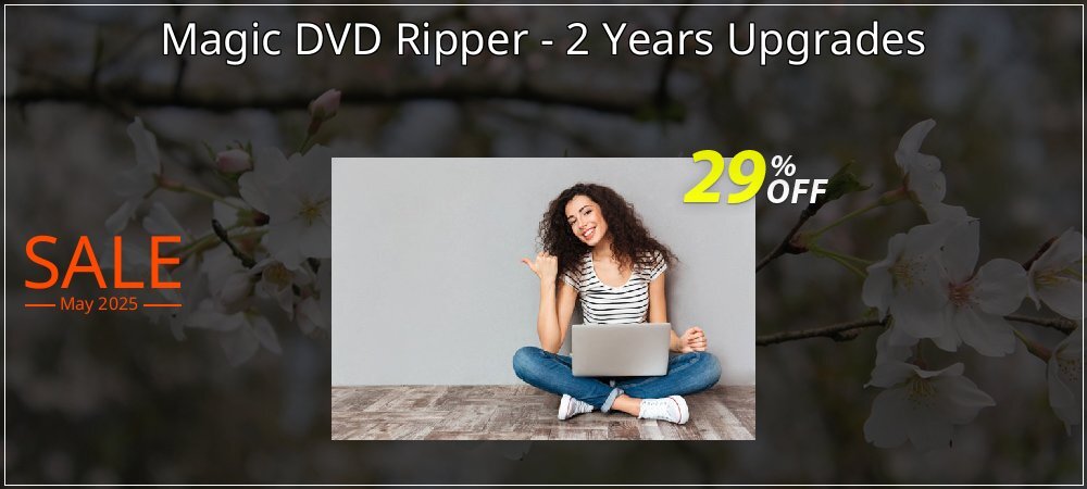 Magic DVD Ripper - 2 Years Upgrades coupon on World Party Day offering sales