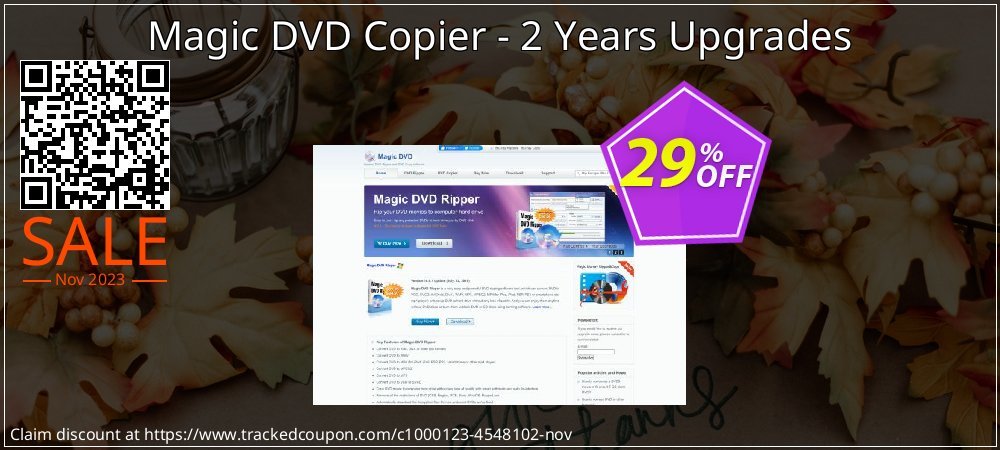 Magic DVD Copier - 2 Years Upgrades coupon on Working Day discounts