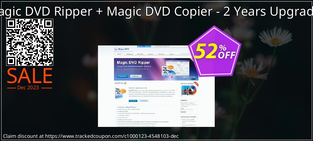 Magic DVD Ripper + Magic DVD Copier - 2 Years Upgrades coupon on Virtual Vacation Day super sale