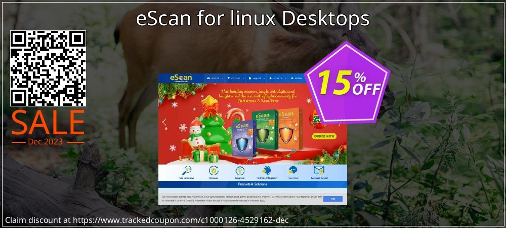 eScan for linux Desktops coupon on April Fools' Day offering sales