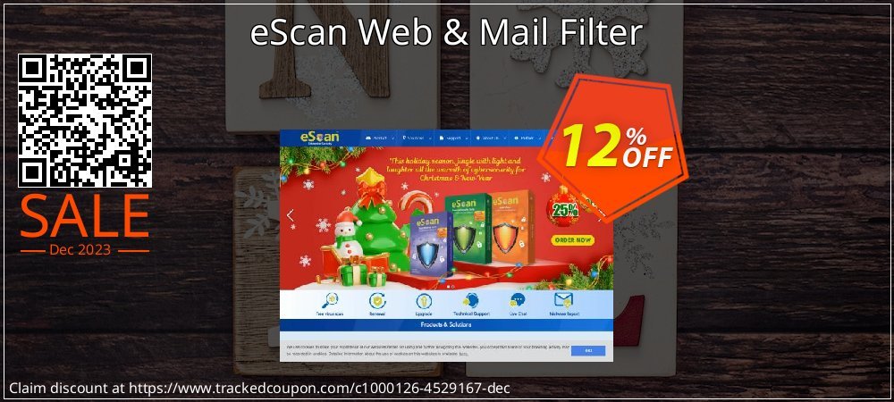 eScan Web & Mail Filter coupon on Working Day offer