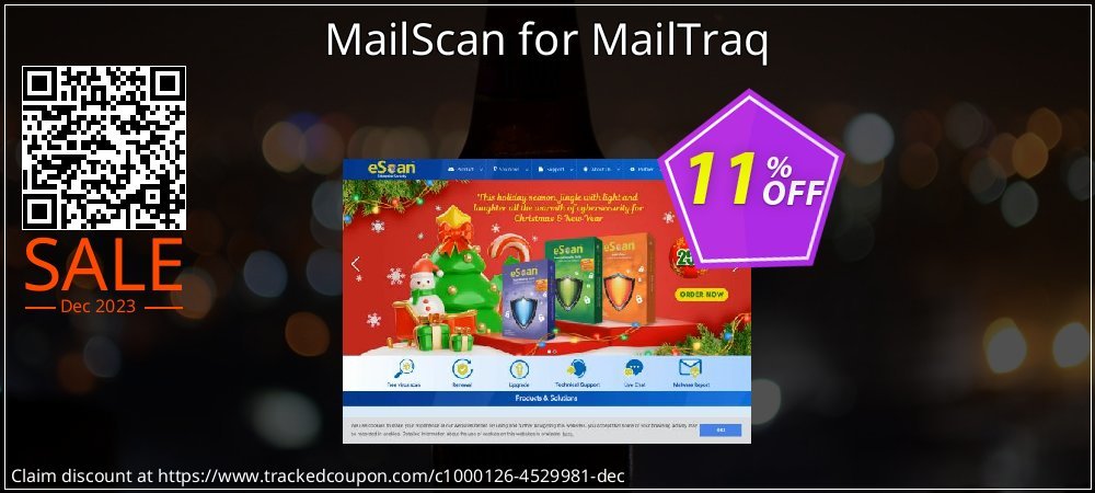 MailScan for MailTraq coupon on World Party Day offering sales