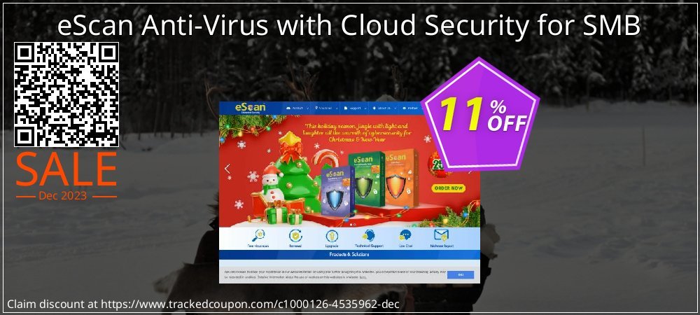 eScan Anti-Virus with Cloud Security for SMB coupon on April Fools' Day deals