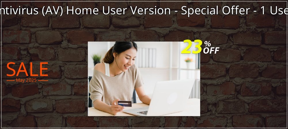 eScan Antivirus - AV Home User Version - Special Offer - 1 User 1 Year coupon on National Smile Day offering sales